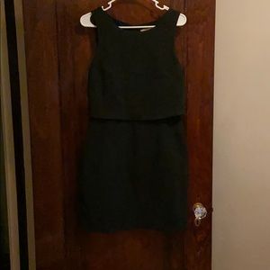 Black textured dress